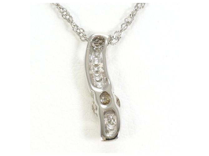Autre Marque PT900 Platin-Halskette mit Diamant - Ansicht 3