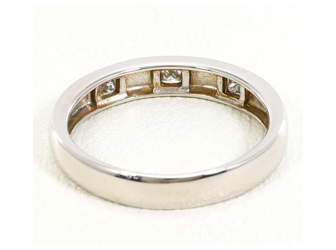 Autre Marque Platinring mit Diamant - Ansicht 3