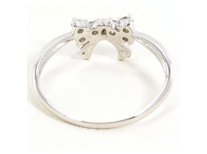 Autre Marque Diamantring aus Platin 900 - Ansicht 3