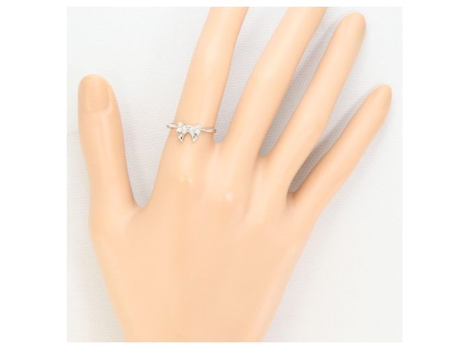 Autre Marque Diamantring aus Platin 900 - Ansicht 6