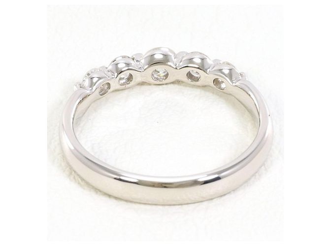 Autre Marque PT900 Platinring mit Diamant - Ansicht 3