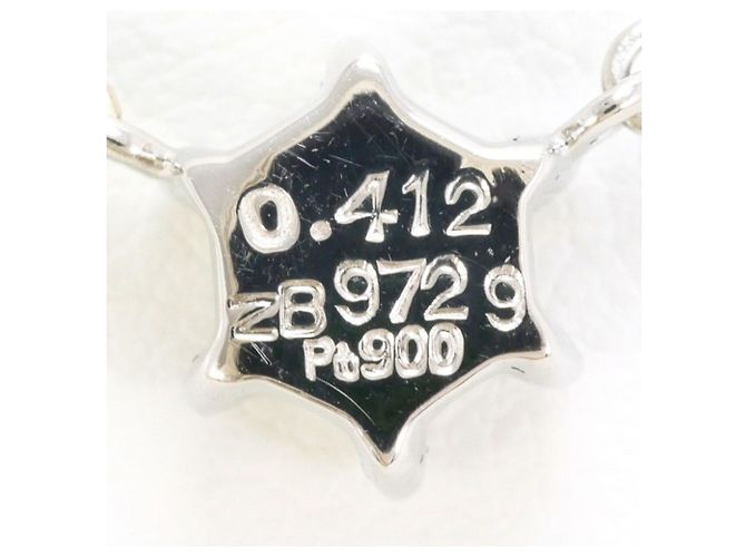 Autre Marque PT900 Platin-Halskette mit Diamant - Ansicht 4