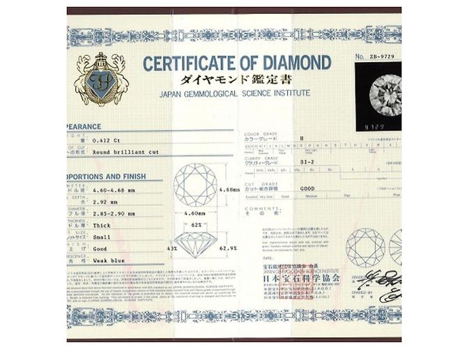 Autre Marque PT900 Platin-Halskette mit Diamant - Ansicht 5