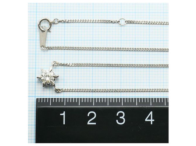 Autre Marque PT900 Platin-Halskette mit Diamant - Ansicht 6