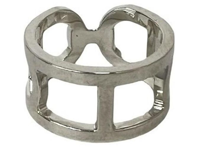 Hermès Hermes Vintage Ever Chaine d'Ancre Ring Silber - Ansicht 6