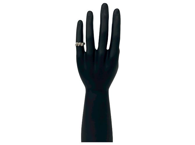 Tiffany & Co Tiffany Vintage Twist Rope Ring Silber Golden - Ansicht 2