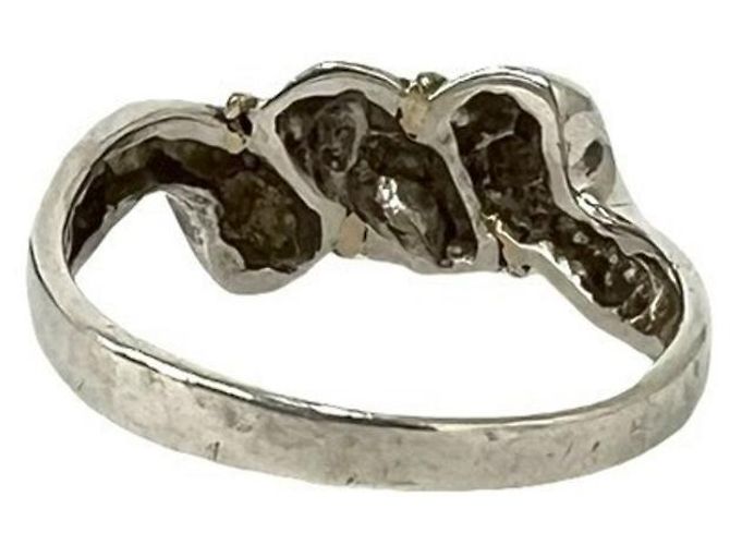 Tiffany & Co Tiffany Vintage Twist Rope Ring Silber Golden - Ansicht 6