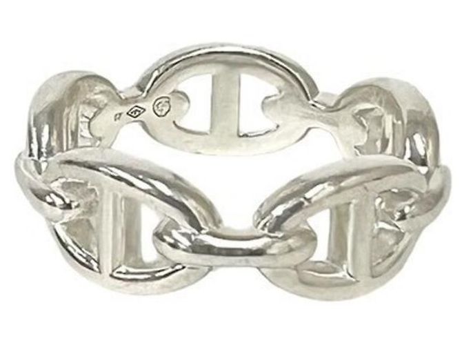 Ring Hermès Anello Enchainée Hermes in Argento 925 - vista 5