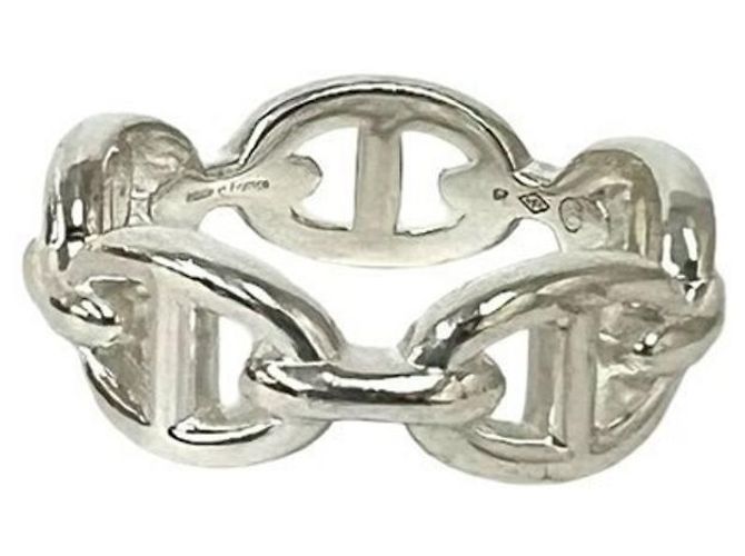 Ring Hermès Anello Enchainée Hermes in Argento 925 - vista 6