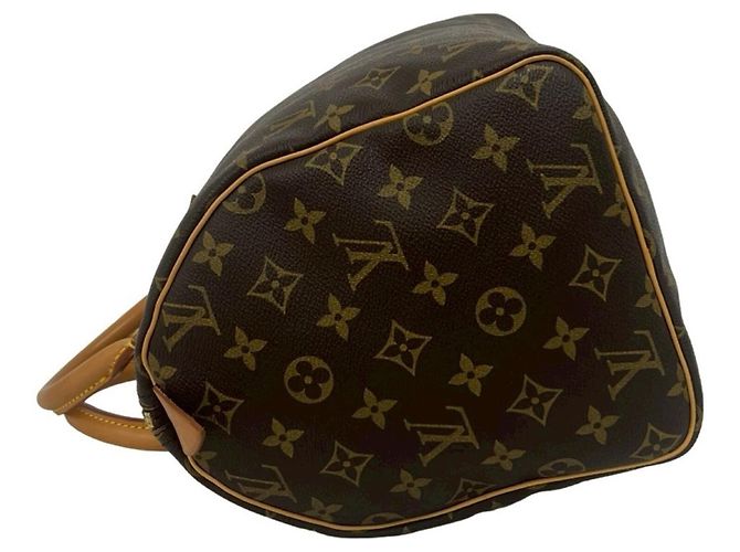 Louis Vuitton Vintage Speedy 30 Monogram Leder Handtasche Braun - Ansicht 5