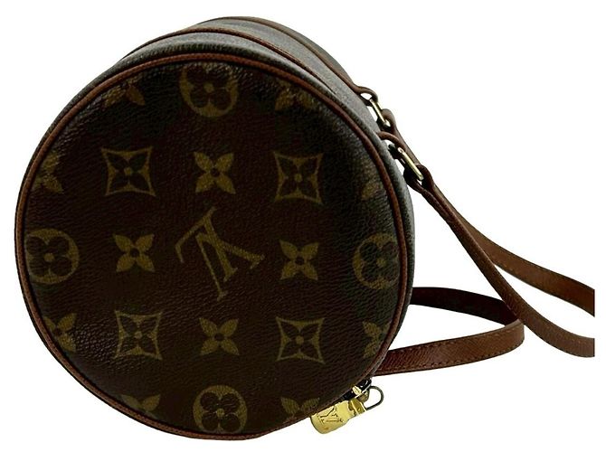 Louis Vuitton Vintage Papillon 25 Monogram Leder Handtasche Braun - Ansicht 6