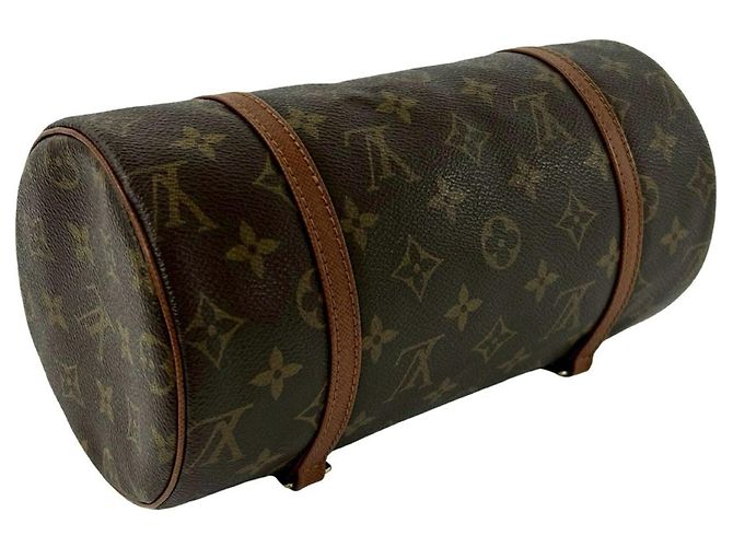 Louis Vuitton Vintage Papillon 25 Monogram Leder Handtasche Braun - Ansicht 7