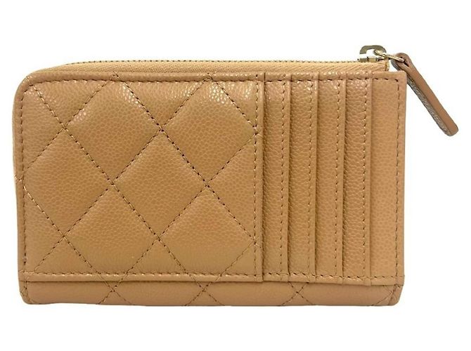Monedero Chanel Beige - vista 2