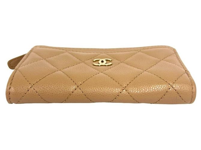 Monedero Chanel Beige - vista 6