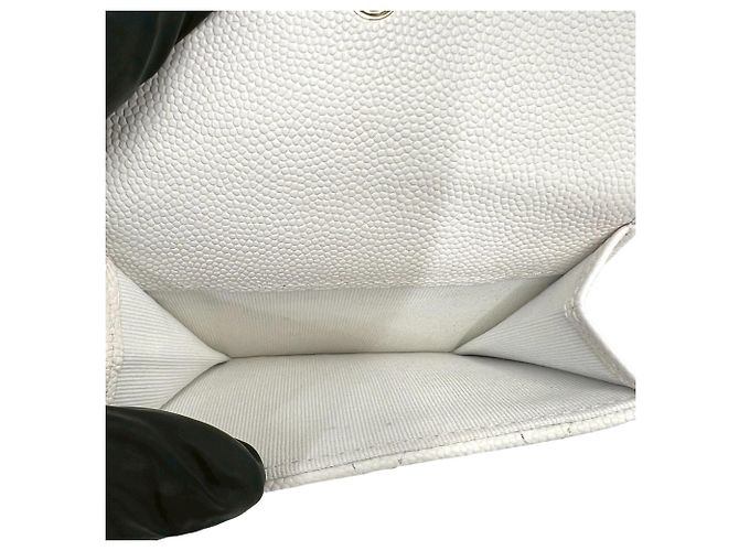 Cartera Plegable Matelassé Coco Mark Chanel Blanco - vista 10