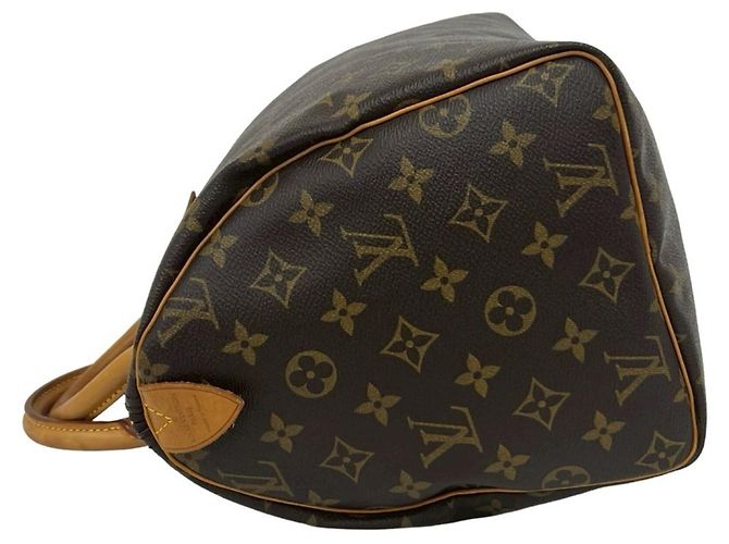 Louis Vuitton Vintage Speedy 30 Monogram Leder Handtasche Braun - Ansicht 5