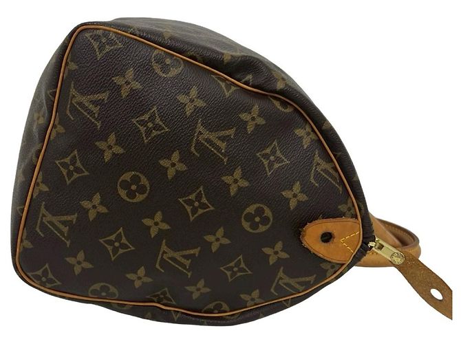 Louis Vuitton Vintage Speedy 30 Monogram Leder Handtasche Braun - Ansicht 6