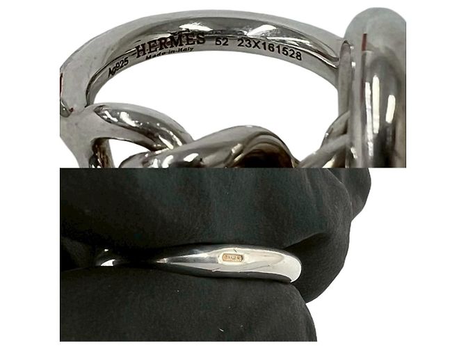 Ring Hermès Anillo Croisette HERMES Plata - vista 3