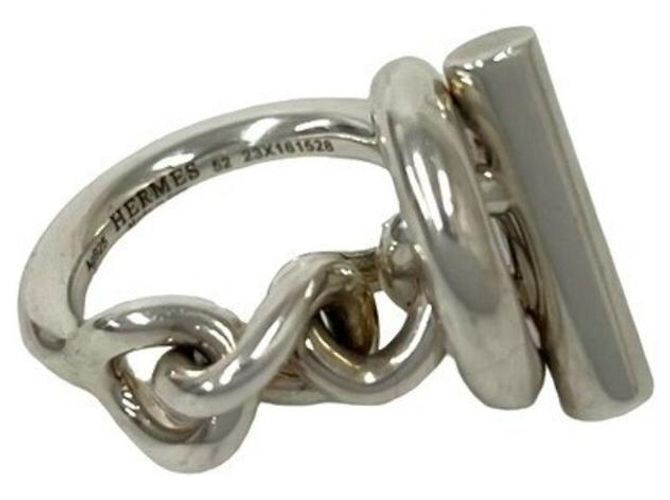 Ring Hermès Anillo Croisette HERMES Plata - vista 5