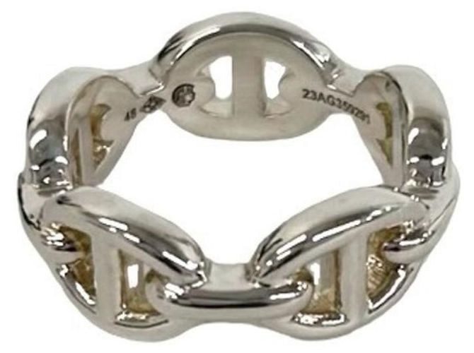 Ring Hermès Anello Chaine d'Ancre Enchainée Hermes Argento - vista 4