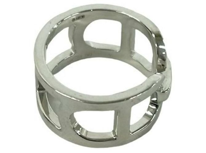 Ring Hermès Anello Ever Chaine d'Ancre Vintage Hermes Argento - vista 6