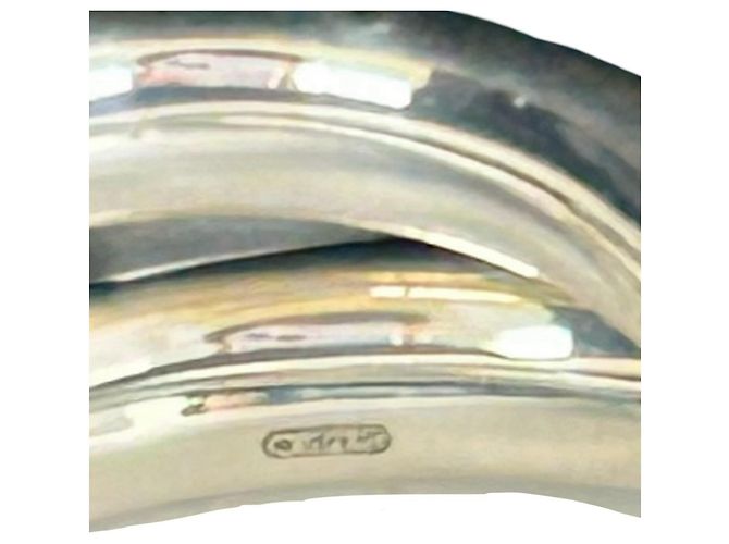 Ring Hermès Anillo de banda Vertige en plata de ley 925 Hermes - vista 4