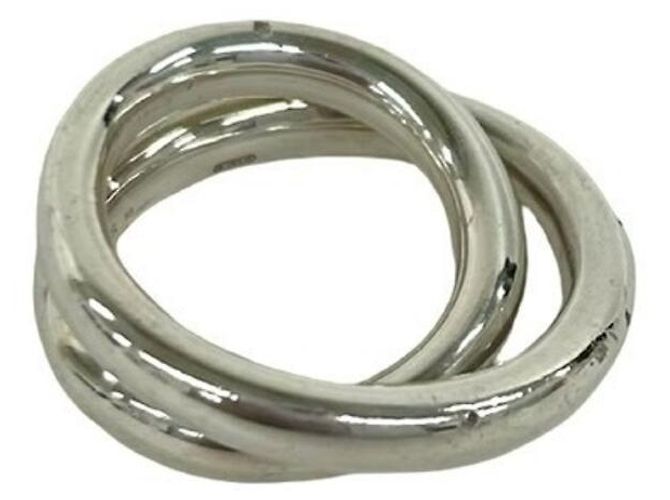 Ring Hermès Anillo de banda Vertige en plata de ley 925 Hermes - vista 7