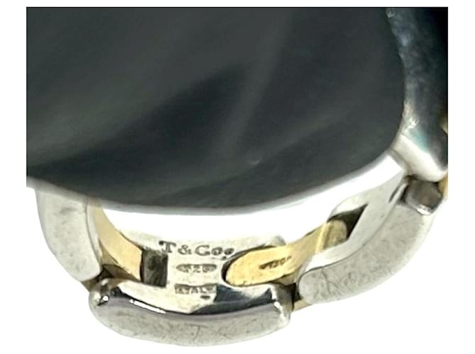 Tiffany & Co Anello combinato Tiffany H-Link Argento D'oro - vista 3