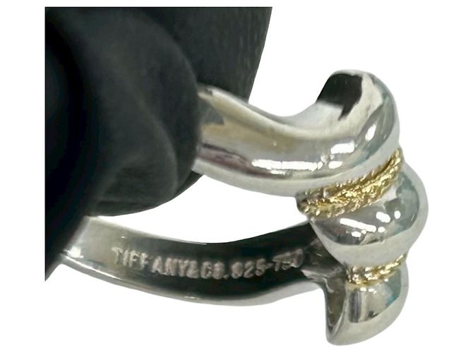 Tiffany & Co. Vintage Twist Ring Silber Golden - Ansicht 3