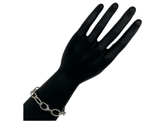 Tiffany & Co Bracciale Tiffany Vintage Twist Circle Argento - vista 2
