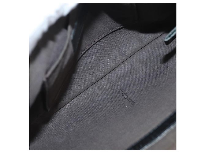 Borsa a tracolla FENDI Zucchino Canvas con catena Nero Oro Auth bs35294A D'oro - vista 11