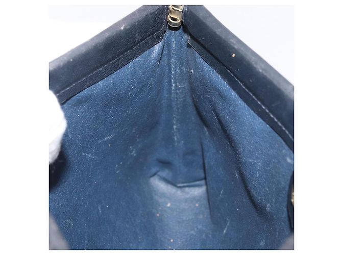 GUCCI Micro GG Supreme Schultertasche PVC Navy Gold Auth BA13153 Golden Marineblau - Ansicht 19