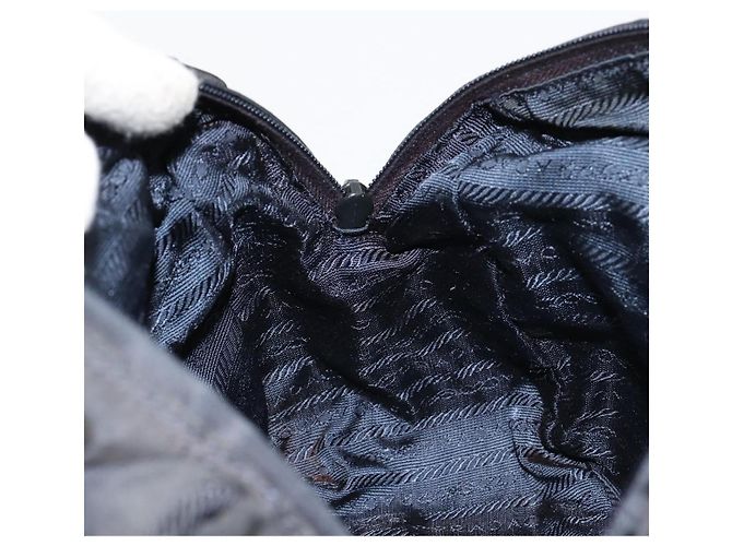 Bolsa PRADA Nylon Navy Auth 176430 Azul marinho - vista 19