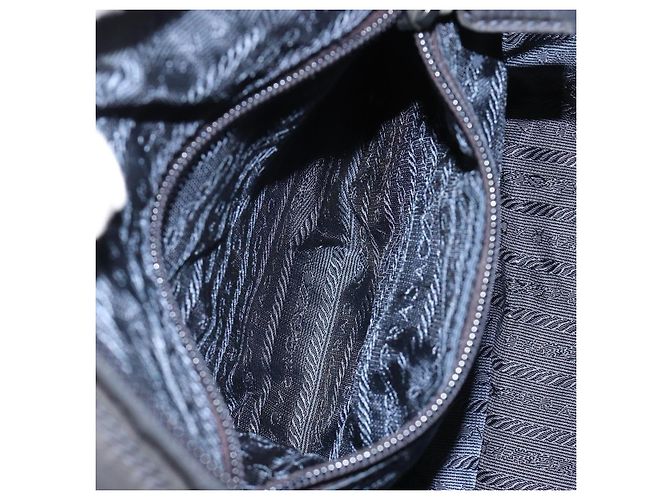 Bolsa PRADA Nylon Navy Auth 176430 Azul marinho - vista 22