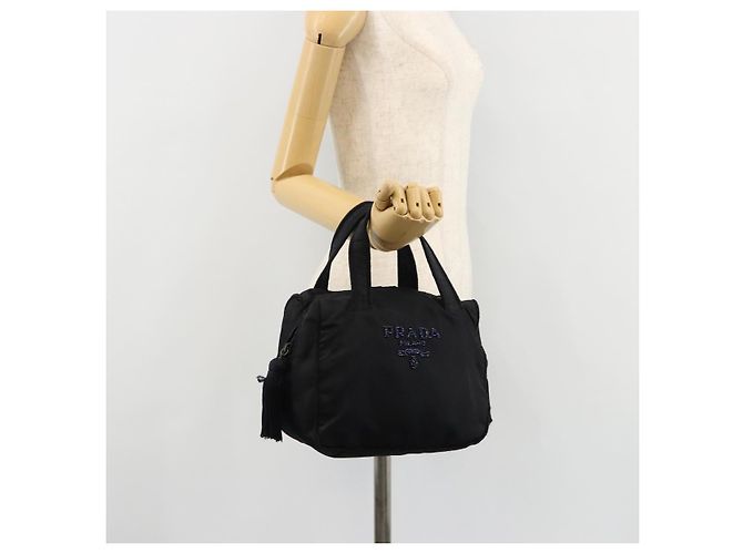 Bolsa PRADA Nylon Navy Auth 176430 Azul marinho - vista 23