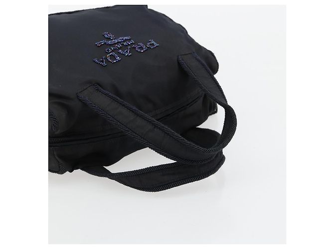 Bolsa PRADA Nylon Navy Auth 176430 Azul marinho - vista 7