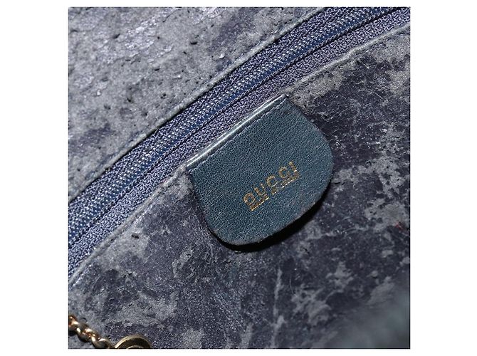 Borsa GUCCI Bamboo in Pelle 2way Verde Oro 000 1274 0290 Auth 180052 D'oro - vista 20