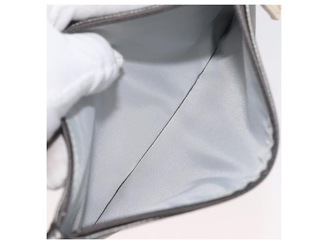 CHANEL Paris Biarritz MM Tote Bag beschichtet Canvas Silber CC Authentisch 182784 - Ansicht 26