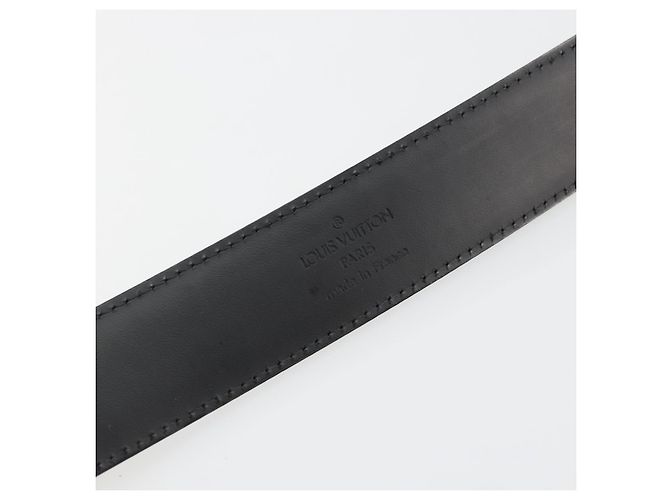 Gürtel LOUIS VUITTON Epi Ceinture 44.1" Black LV Auth 181584A Schwarz - Ansicht 11
