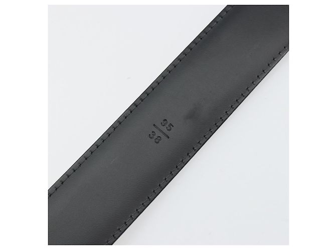 Gürtel LOUIS VUITTON Epi Ceinture 44.1" Black LV Auth 181584A Schwarz - Ansicht 12