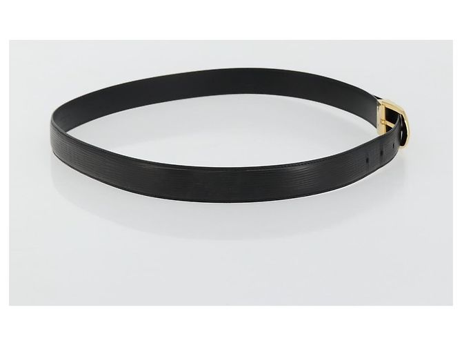 Gürtel LOUIS VUITTON Epi Ceinture 44.1" Black LV Auth 181584A Schwarz - Ansicht 4