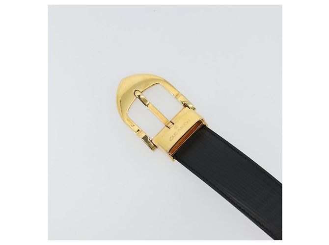 Gürtel LOUIS VUITTON Epi Ceinture 44.1" Black LV Auth 181584A Schwarz - Ansicht 6