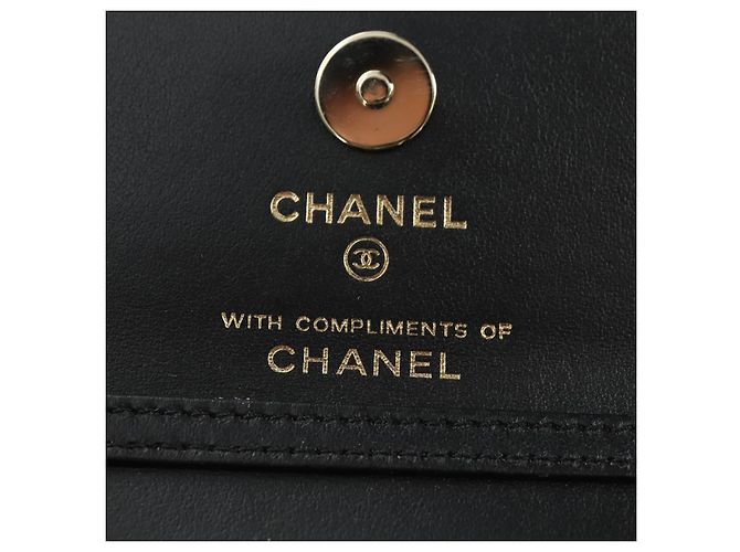 CHANEL Matelasse Chain Shoulder Pouch Nylon Beige Gold CC Auth bs35360SAM D'oro - vista 19