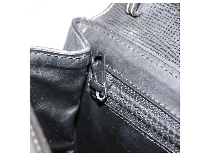 Céline CELINE Circle Schultertasche aus Leder Schwarz Gold Authentisch 182448 Golden - Ansicht 10