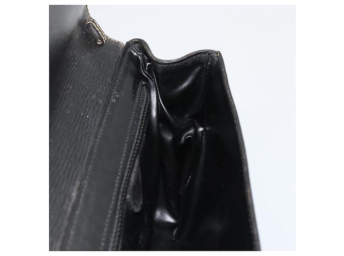 Céline CELINE Circle Schultertasche aus Leder Schwarz Gold Authentisch 182448 Golden - Ansicht 19