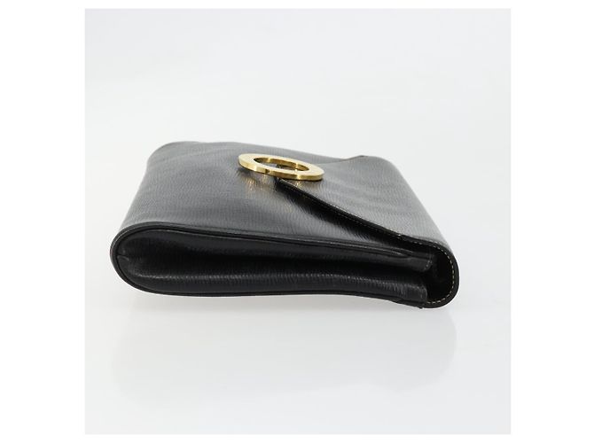 Céline CELINE Circle Schultertasche aus Leder Schwarz Gold Authentisch 182448 Golden - Ansicht 3