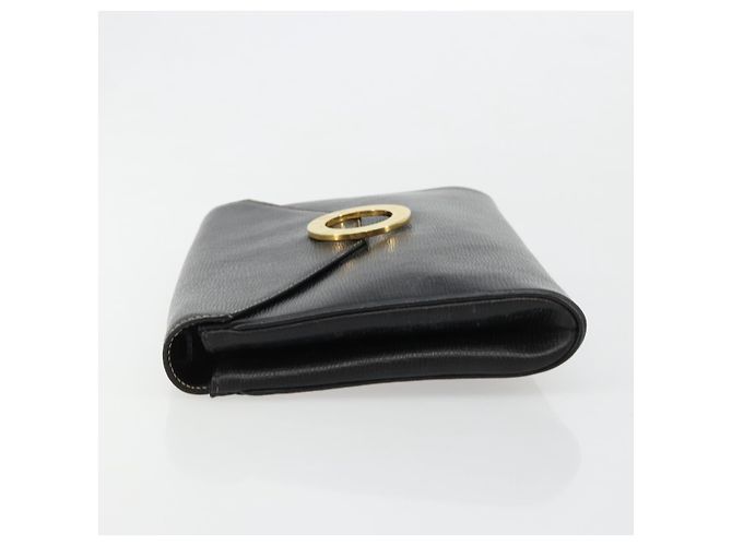 Céline CELINE Circle Schultertasche aus Leder Schwarz Gold Authentisch 182448 Golden - Ansicht 4