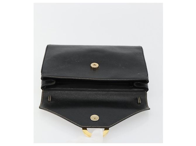 Céline CELINE Circle Schultertasche aus Leder Schwarz Gold Authentisch 182448 Golden - Ansicht 8