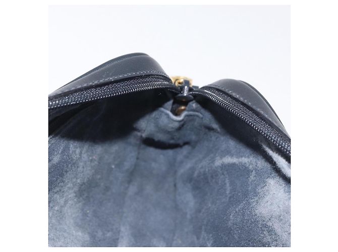 Bolsa de Ombro GUCCI Micro GG Supreme PVC Marinho Ouro 007 56 0095 Auth 180046 Dourado Azul marinho - vista 18