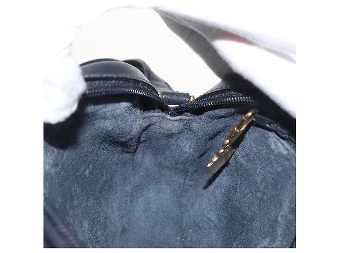 Bolsa de Ombro GUCCI Micro GG Supreme PVC Marinho Ouro 007 56 0095 Auth 180046 Dourado Azul marinho - vista 19